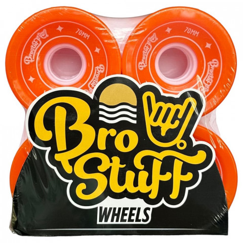 Колеса для скейтборда Bro Stuff 78A - Orange 70мм