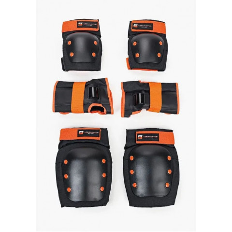 Комплект защиты Los Raketos COMBI LRK-006 Black/Orange M